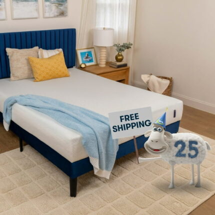 Serta 10" Queen Medium Tight Top Cooling Gel Memory Foam Mattress - Fiberglass Free