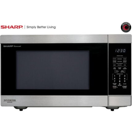 Sharp SMC2266KS 2.2 Cf Countertop Microwave Oven Inverter Technology