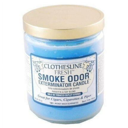 Smoke Odor Exterminator 13oz Jar Candle, Clothesline Fresh