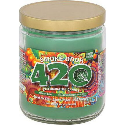Smoke Odor Exterminator Candle 13 oz jar, Four Twenty Limited Edition!!!