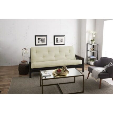 Sorra Home - 5 inch Reversible Tufted Futon Mattress, Full Size