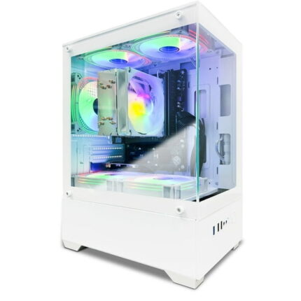 Suevery Mini Gaming PC, AMD Ryzen 5 5600GT, Vega 7 Graphics, 16GB DDR4 RAM, 512GB SSD, Wi-Fi 6, Windows 11 Home