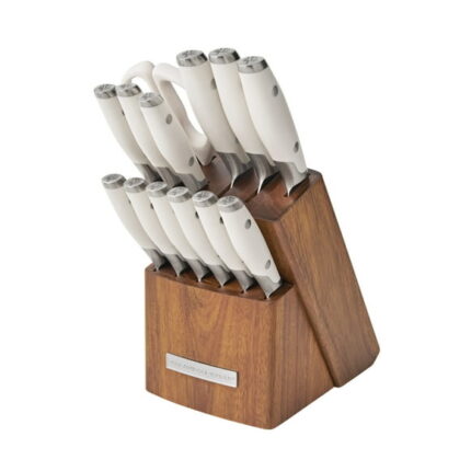 The Pioneer Woman 14-Piece Knife Block Set, Linen