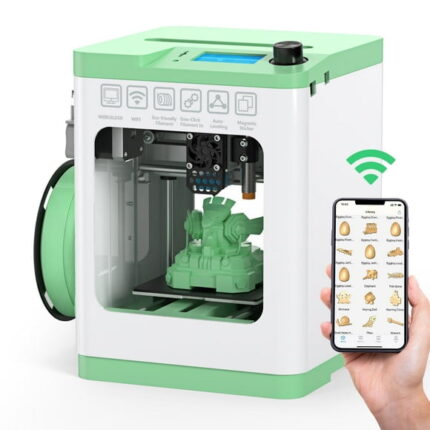 Tina2S 3D Printers with Wifi Control, Fully Assembled and Auto Leveling, Heated Plateform, LED Light