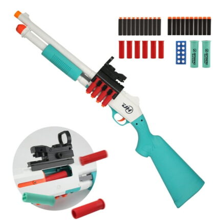 Toy Gun Models Foam Dart Blasters 30-inch Soft Bullets Shell Ejecting Design for Indoor and Outdoor Play 14+ Years