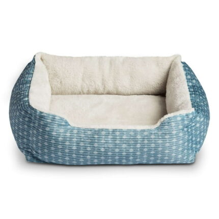 Vibrant Life Cuddler Small Dog or Cat Bed, Blue 19" x 15"
