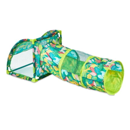 Vibrant Life Portable Jungle Party Cove & Cat Tunnel Multicolored, O/S