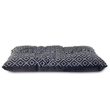Vibrant Life Tufted Pillow Dog Pet Bed, Medium, Black, 27" x 36"