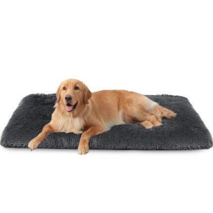 Pataipetit Plush Dog Crate Beds, 42"x28" Washable Pet Kennel Pillow for Large Dogs?Soft Dog Bed