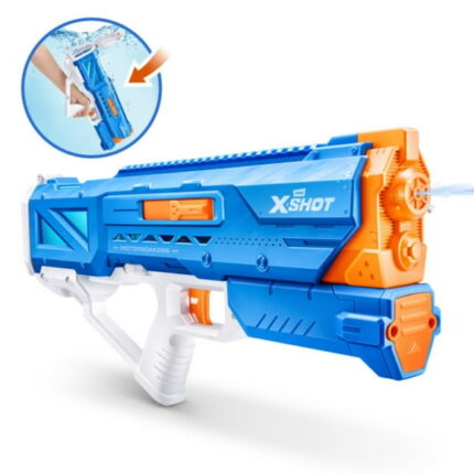 XSHOT Water Hydra Pulse Motor Soaker (Fast Fill) Motorized Outdoor Water Blaster by ZURU for Ages 8+