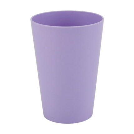 Your Zone Lilac Purple 15-Ounce Plastic Cup, Single Piece Tumbler