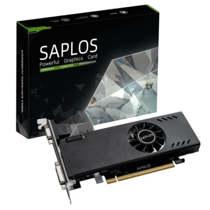 SAPLOS Radeon RX 550 Gaming Graphics Card,4GB,GDDR5,128 Bit,VGA DVI-D HDMI,Low Profile GPU,PCI Express X8,PC Video Card