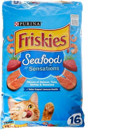 friskies Seafood Sensations Dry Cat Food 16lb
