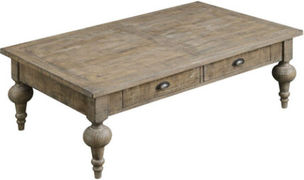 Interlude Collection Rustic Farmhouse Coffee Table