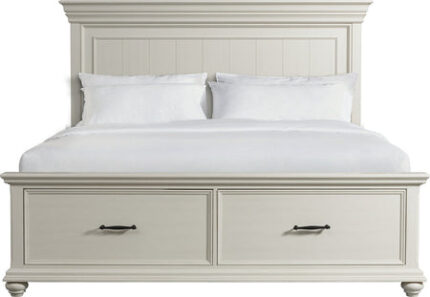 Slater Collection Storage Bed - Antique White