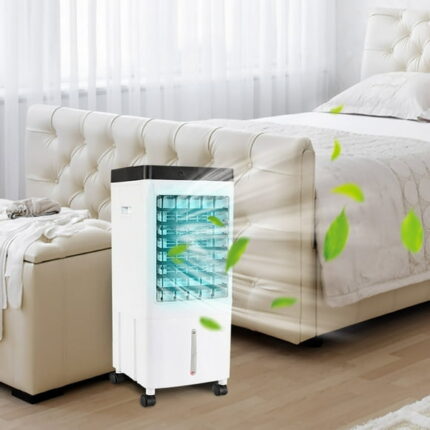tzyudk Portable Air Conditioner for Room/Office, Small Air Cooler Fans for Bedroom, Smart Standing Fan for Floor Home