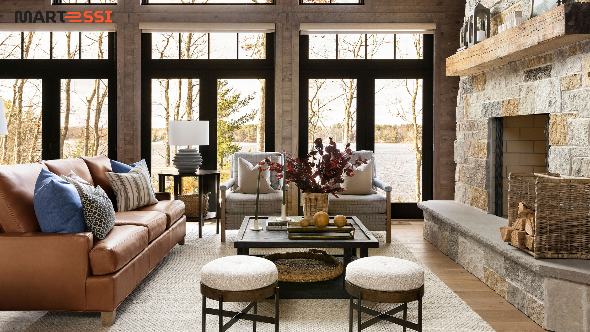 rustic mountain home interiors